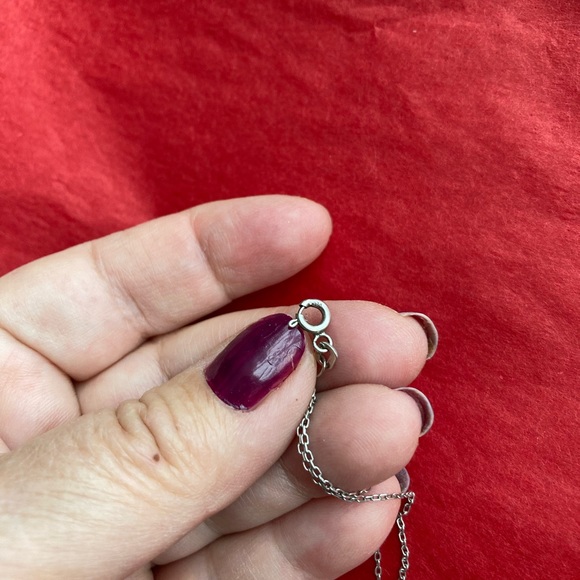 Evil Eye Silver Bracelet, double chain, 925 stamped, 2 eyes with cubic zirconia - Picture 5 of 8